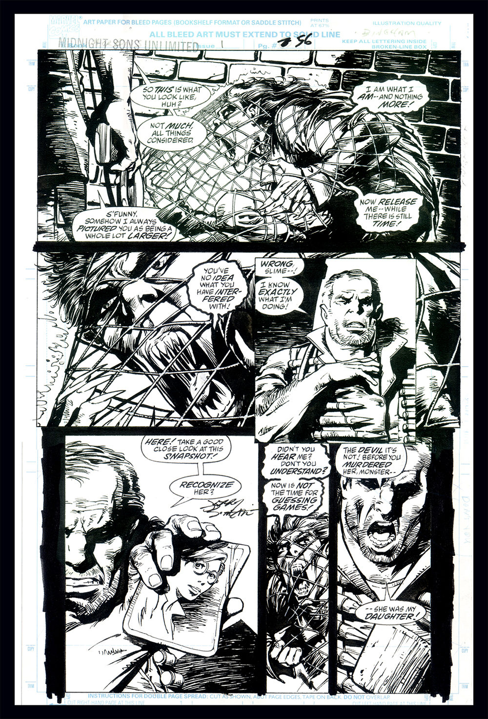 Image: Midnight Sons Unlimited #1 page 56 Art by Jerry Bingham