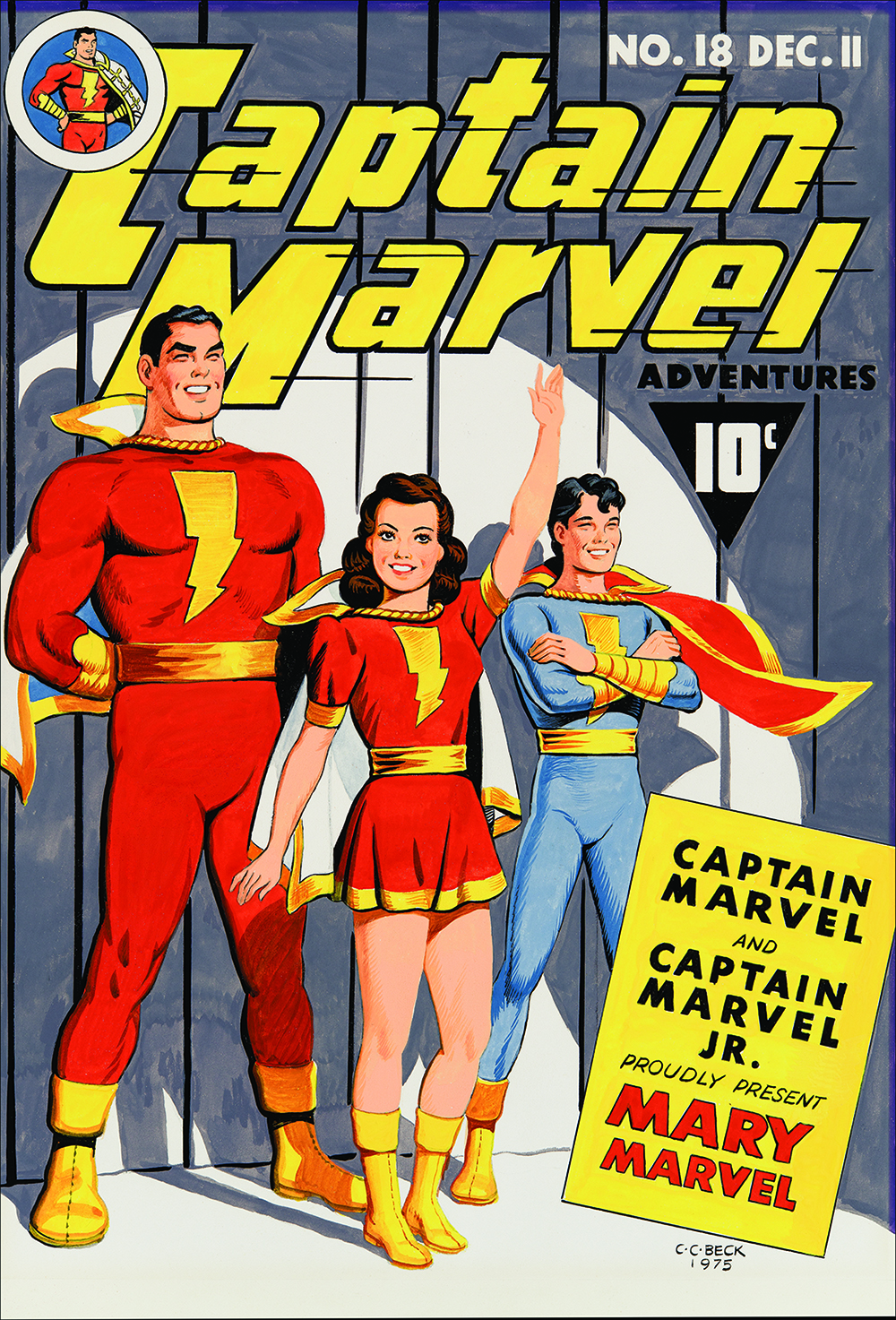 Image: Captain Marvel Adventures #18 Re-creation by C.C. Beck