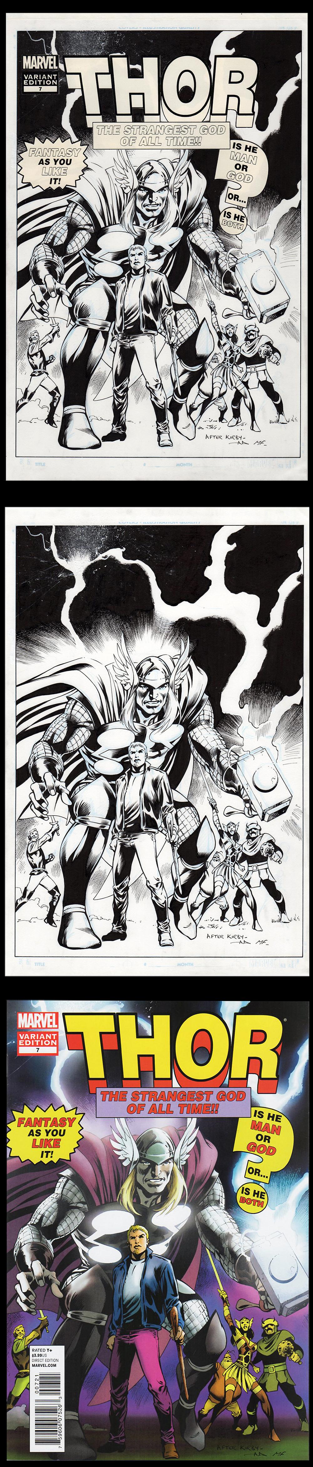 Image: Mighty Thor #7 Cover Art by Alan Davis
