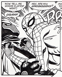 Spider-Man Lifeline #2 Splash art by Steve Rude