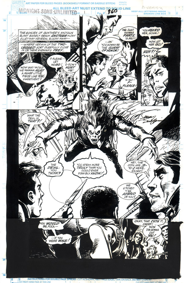 Image: Midnight Sons Unlimited #1 page 60 Art by Jerry Bingham