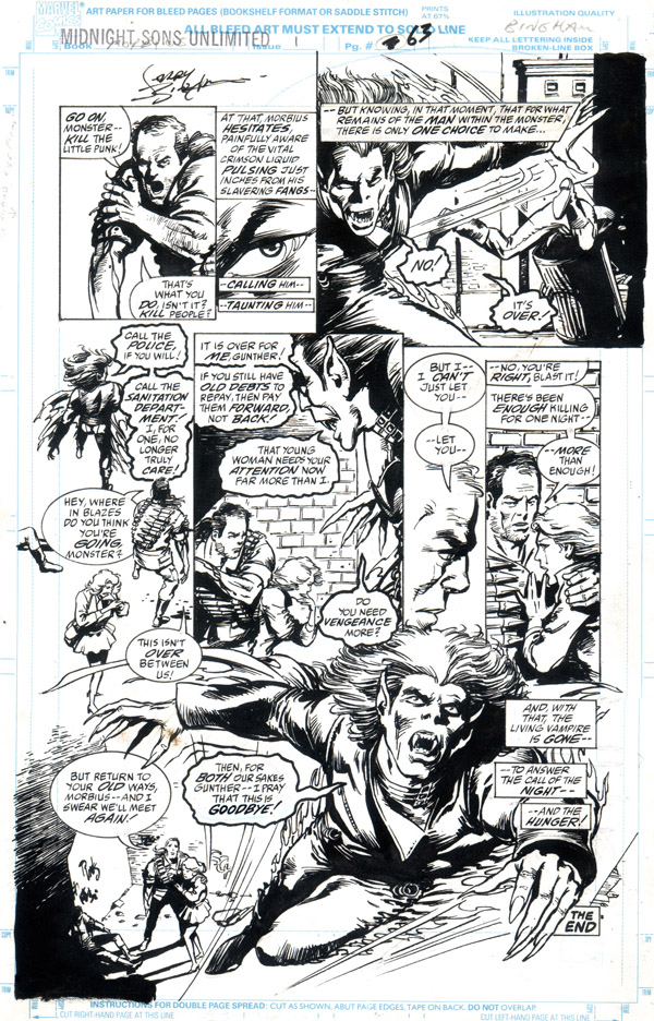 Image: Midnight Sons Unlimited #1 page 63 Art by Jerry Bingham