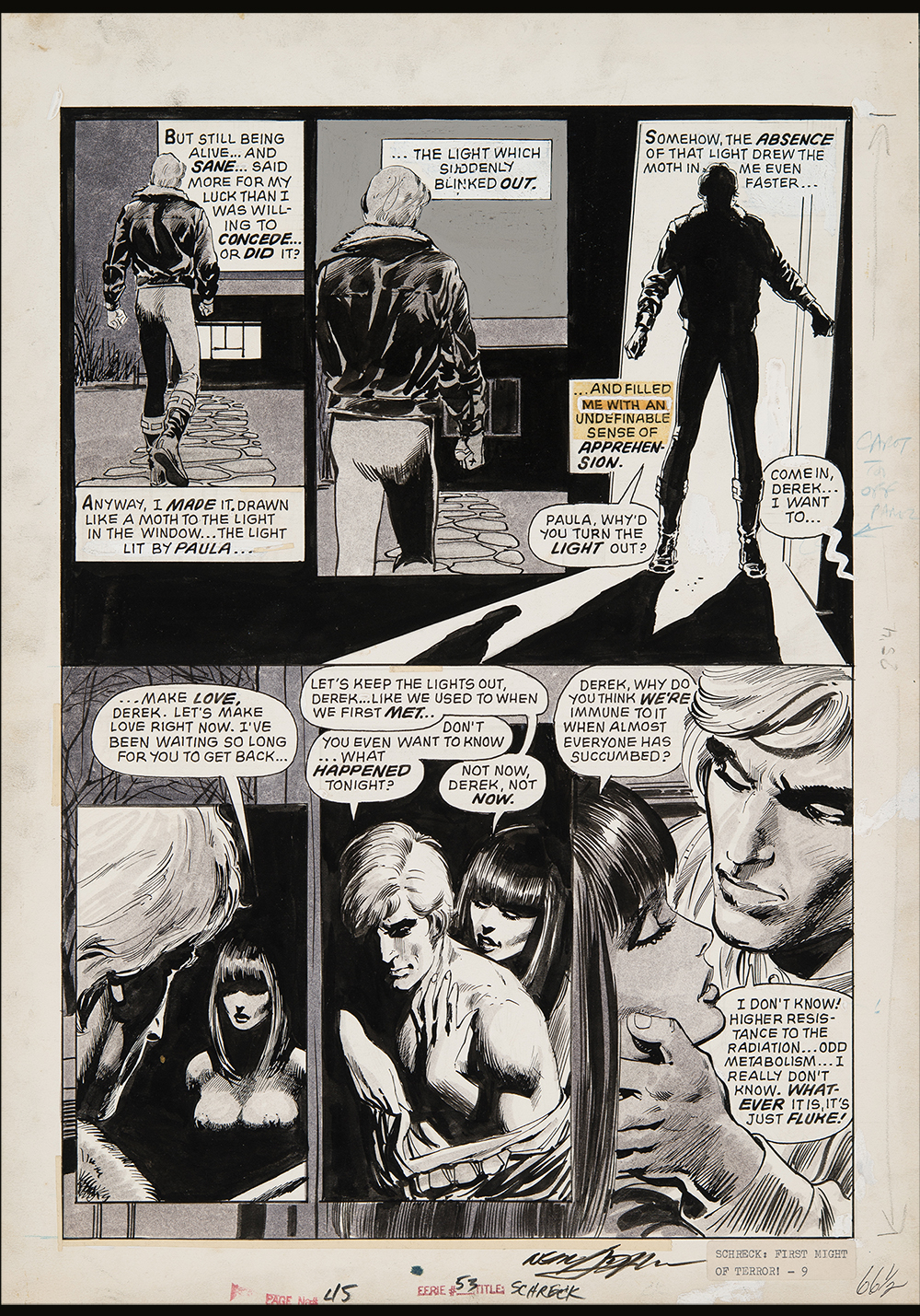 Image: Eerie #53 Art by Vincente Alcazar and Neal Adams