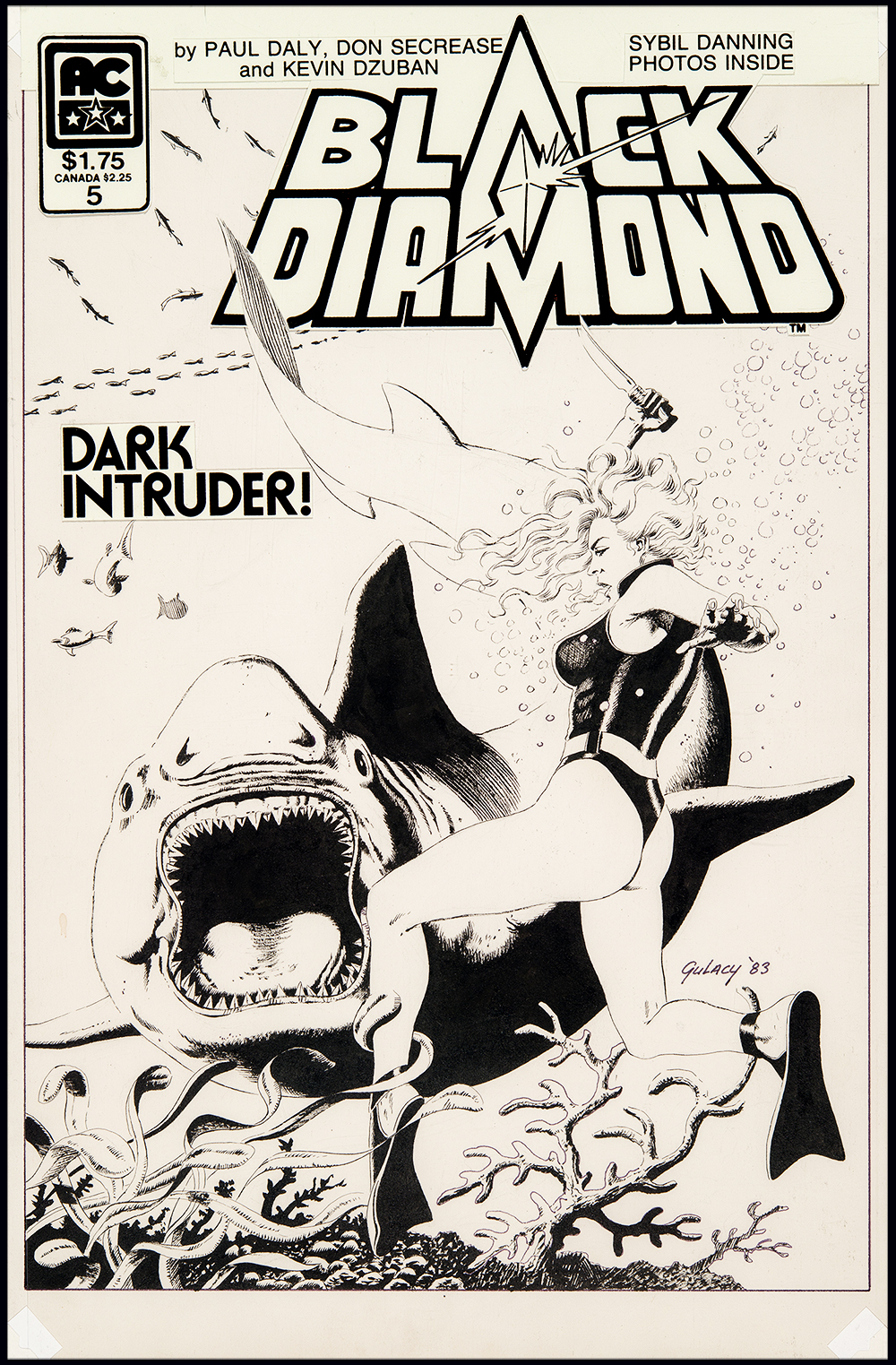 Image: Black Diamond #5 Cover Art by Paul Gulacy