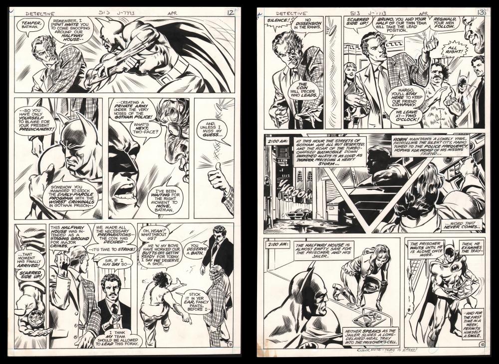 Image: Detective Comics #513 Pages 9-10 Art by Don Newton