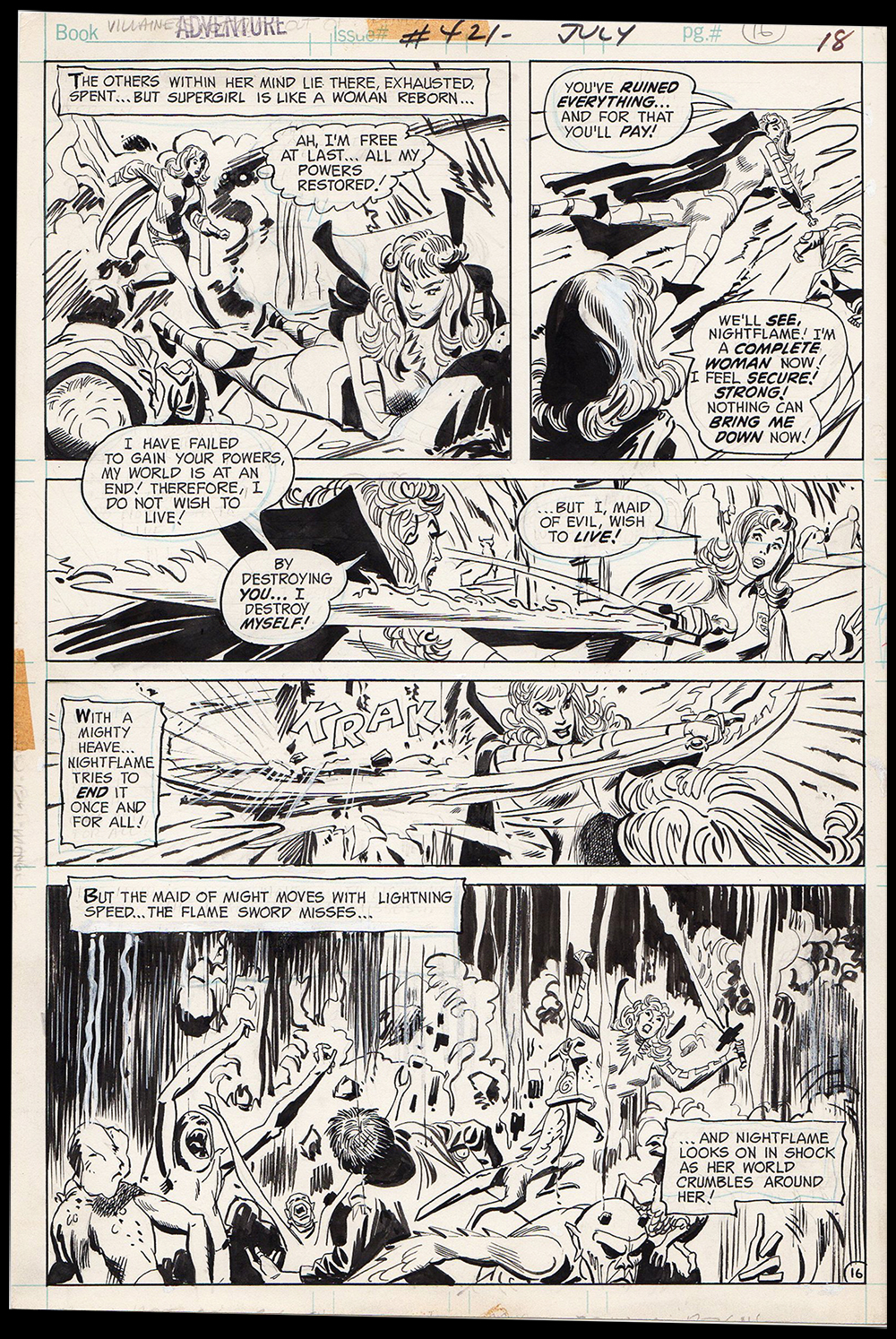 Image: Adventure Comics #421 page 16 art by Mike Sekowsky