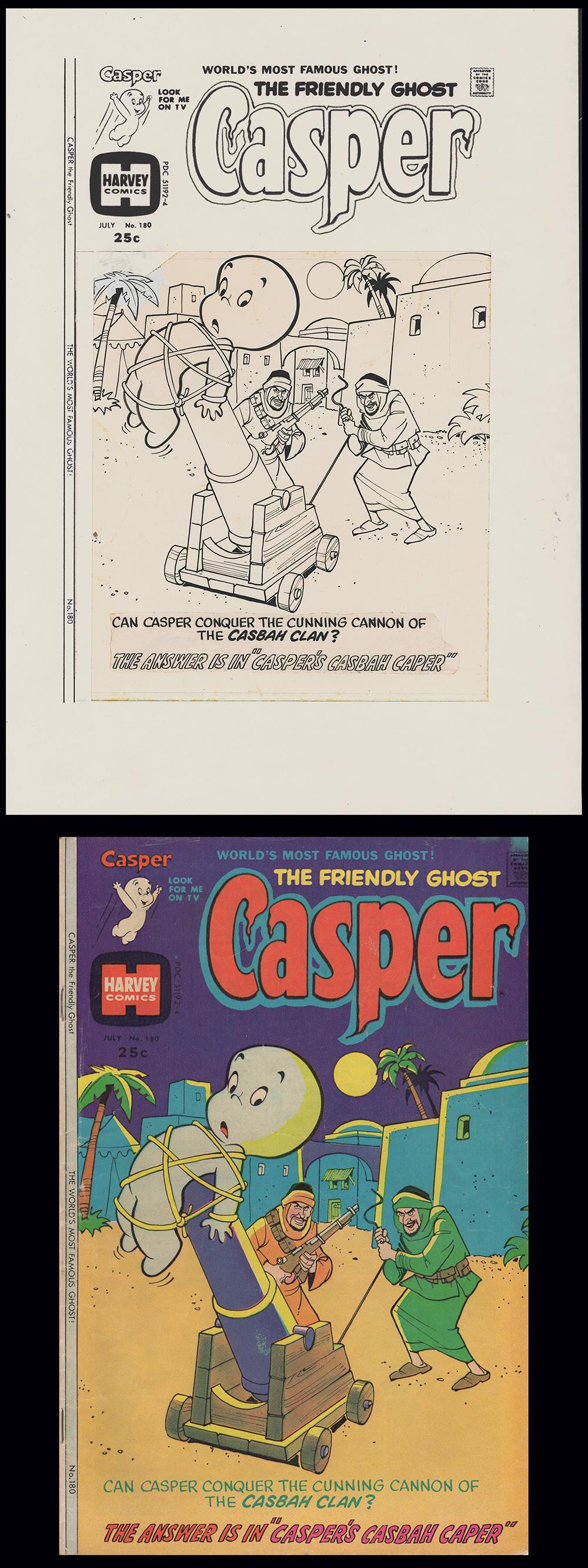 Image: Casper the Friendly Ghost #180 Cover art by Ernie Colon