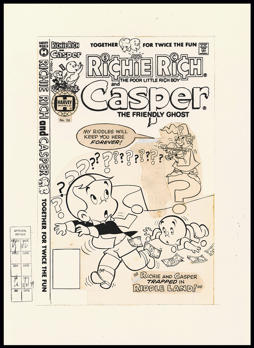 Image: Richie Rich and Casper the Friendly Ghost #28 Cover art by Ernie Colon