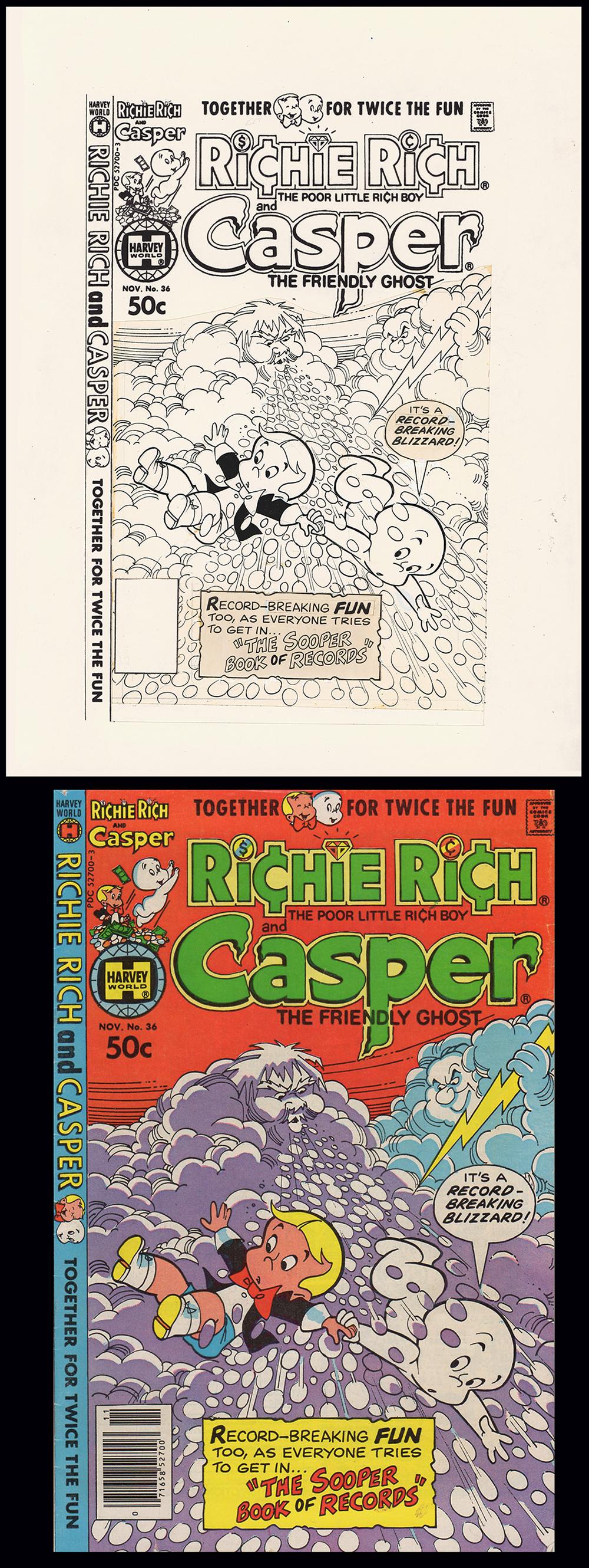 Image: Richie Rich and Casper the Friendly Ghost #36 Cover art by Ernie Colon