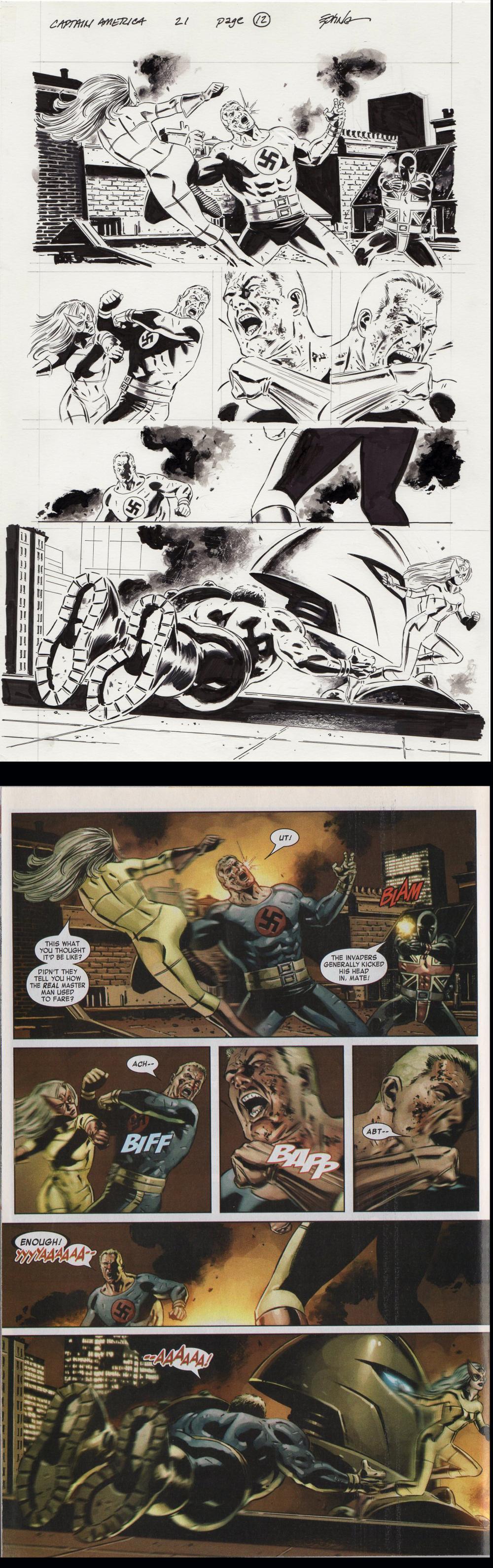 Image: Captain America Vol 5 #21 page 12 art by Steve Epting
