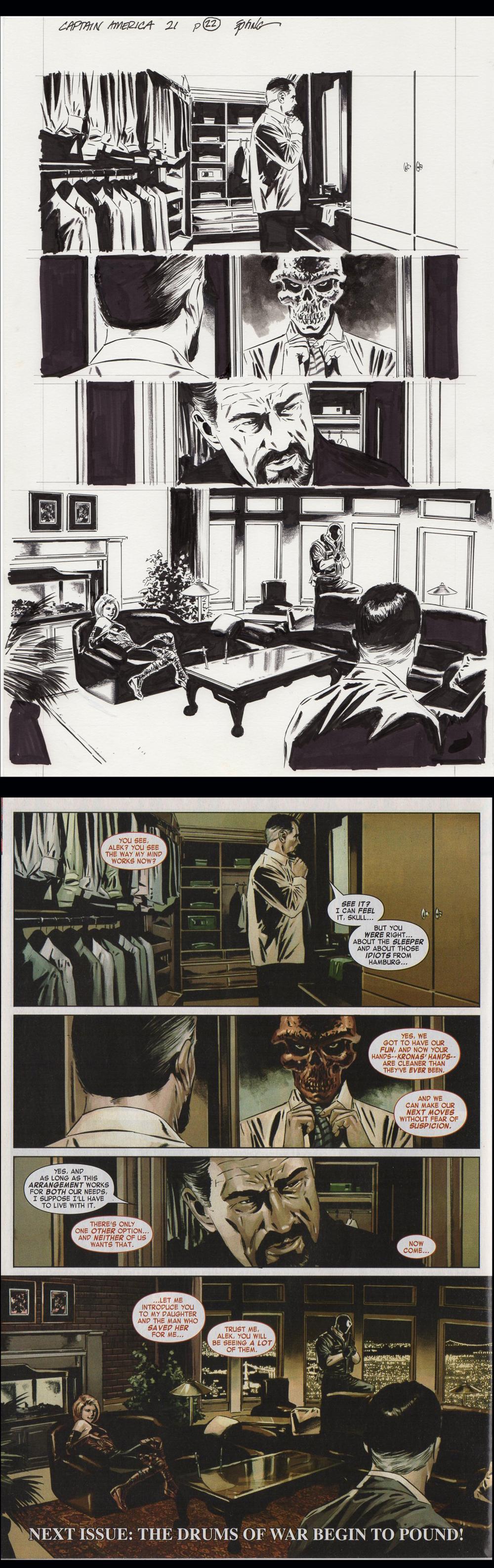 Image: Captain America Vol 5 #21 page 22 art by Steve Epting