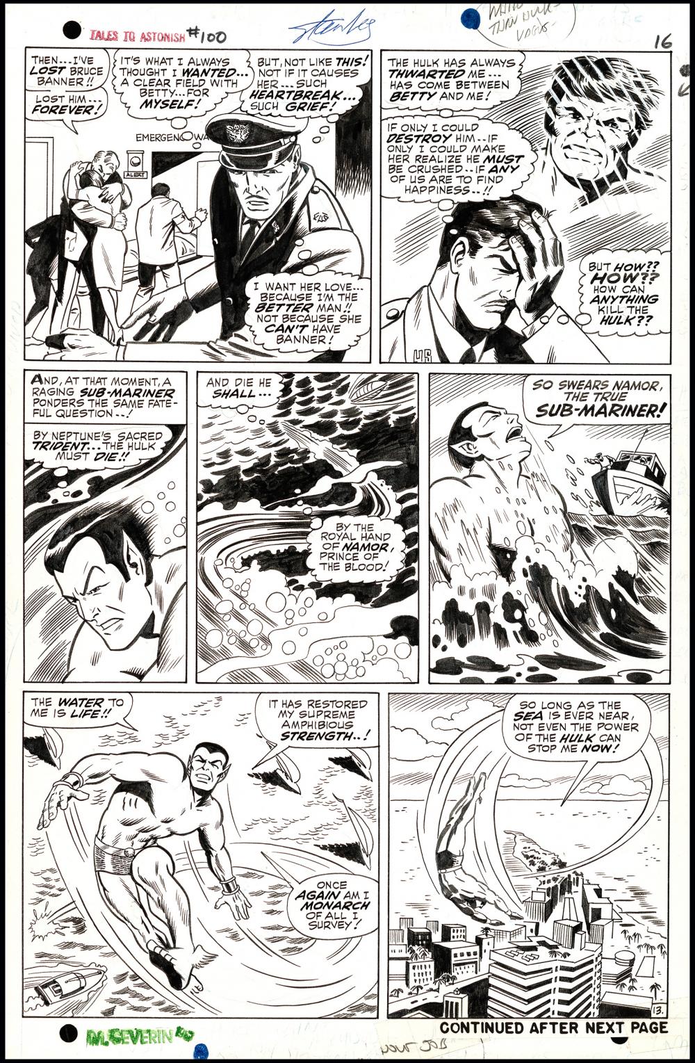 Image: Tales to Astonish #100 art by Marie Severin