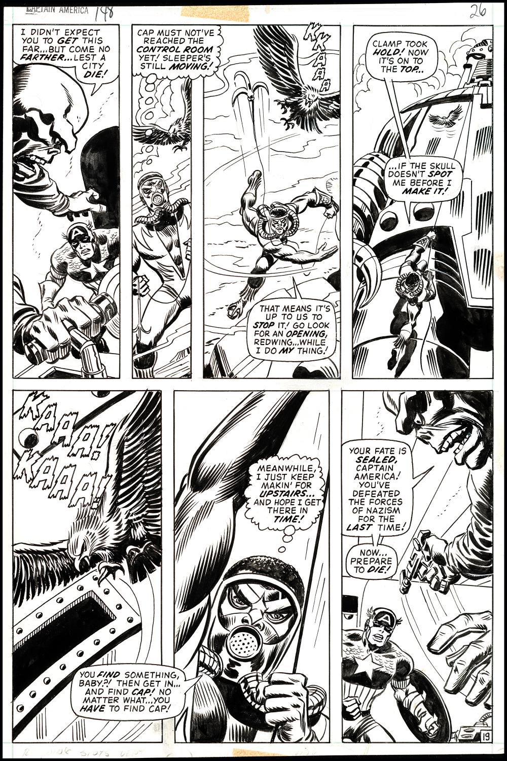 Image: Captain America #148 art by Sal Buscema and John Romita