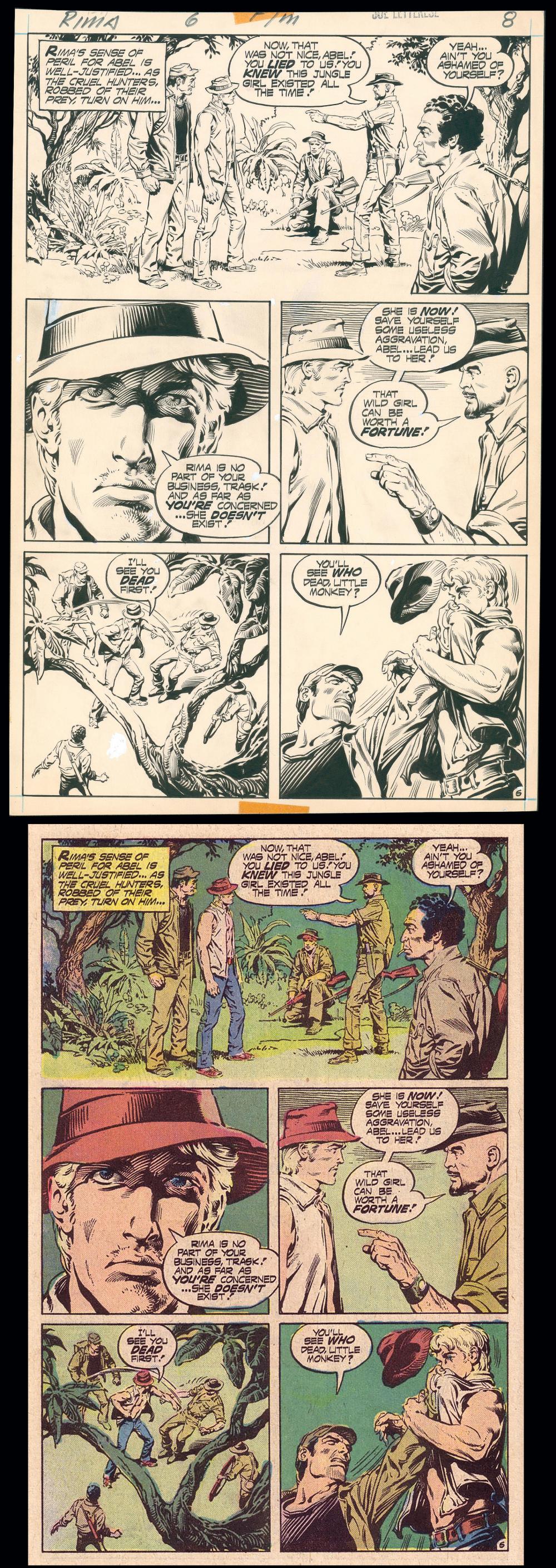 Image: Rima the Jungle Girl #6 page 5 art by Nestor Redondo