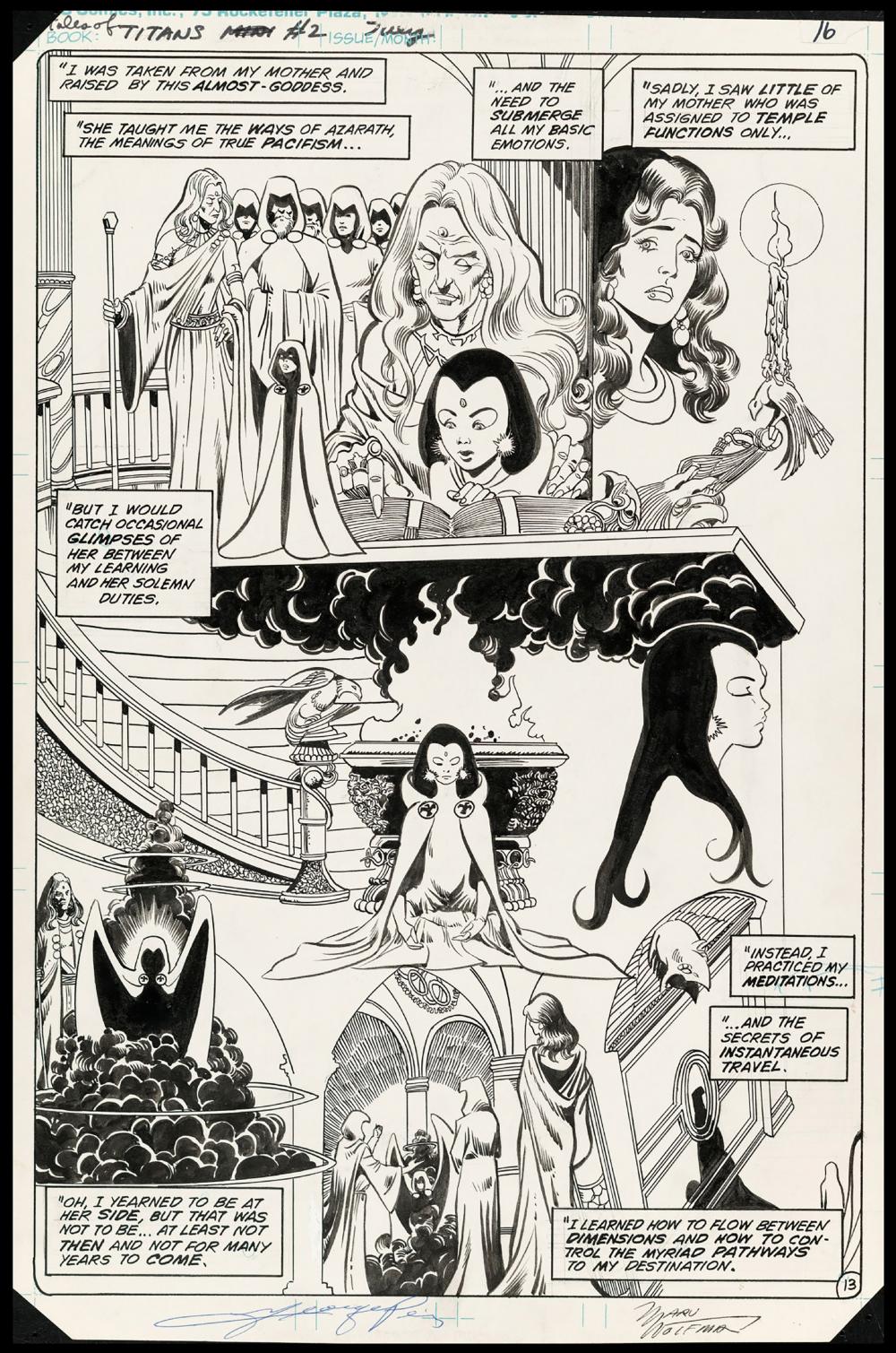 Image: Tales of the Teen Titans #2 art by George Perez