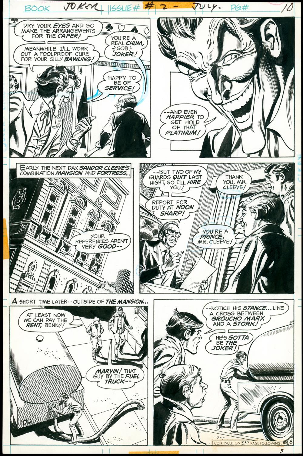 Image: Joker #2 art by Irv Novick