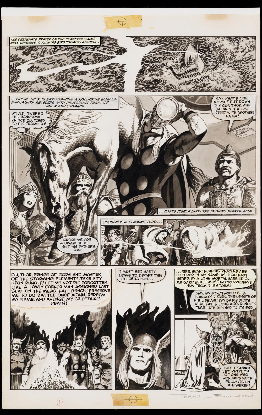 Image: Bizarre Adventures #32 art by John Bolton