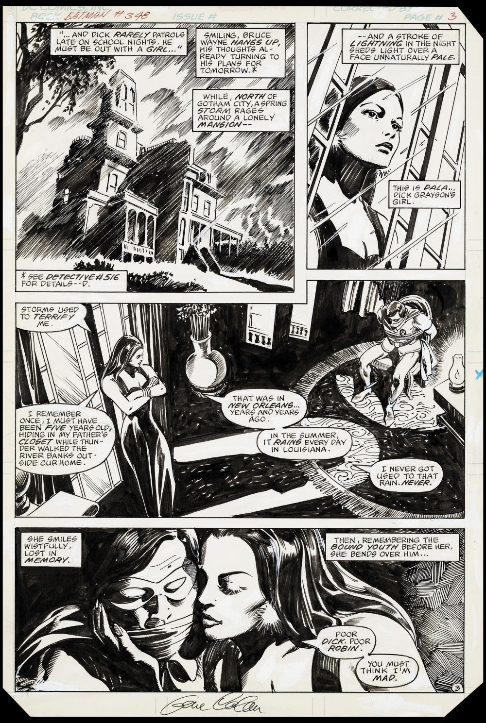 Image: Batman #349 Art by Gene Colan