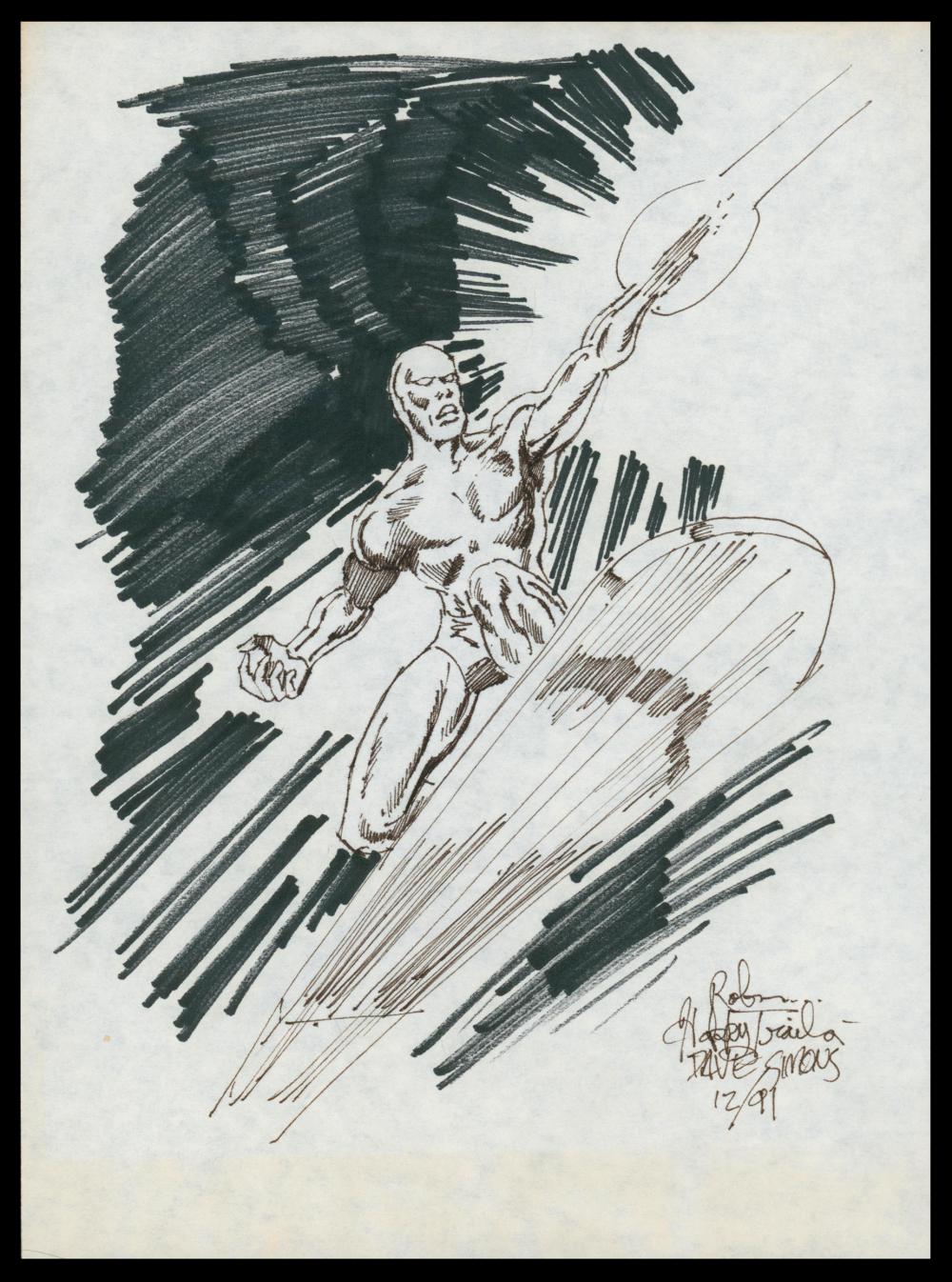 Image: Silver Surfer sketch by Dave Simons
