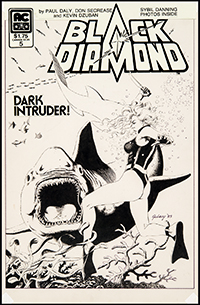 Black Diamond #5 Cover Art by Paul Gulacy