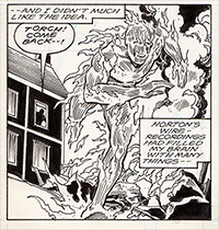 Saga of the Original Human Torch #1 art by Rich Buckler