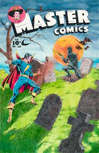 Master Comics #133 Cover Recreation by Mike Gustovich