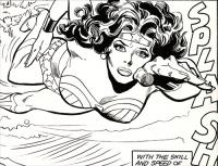 Wonder Woman The Secret of the Magic Tiara book and record set #35 art by Rich Buckler