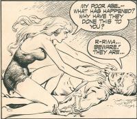 Rima the Jungle Girl #6 page 9 art by Nestor Redondo