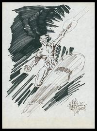 Silver Surfer sketch by Dave Simons