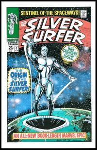 Silver Surfer #1 Re-creation art by Bob Layton