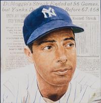 Joe DiMaggio LE Lithograph Signed by Christopher Paluso.