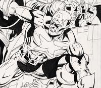 Captain America Vol 3 #37 Splash Art by Dan Jurgens