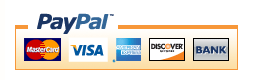 Accepted Payments: Paypal, Mastercard, Visa